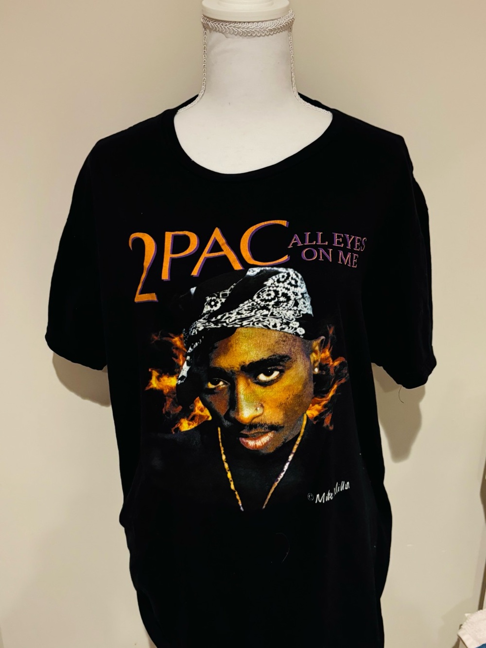 2PAC All Eyes On Me Black Graphic Tee